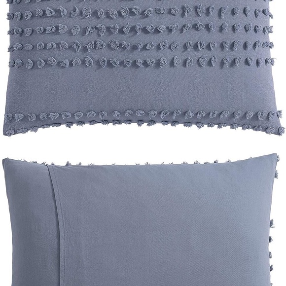 Swift Home Magnificent Marilla Dot 5 Piece Comforter Set, Full/Queen - Faded Den - Picture 5 of 5